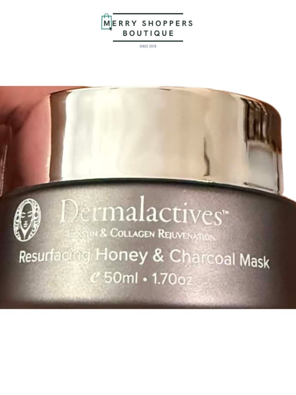 Dermalactives Resurfacing Honey And Charcoal Mask Face